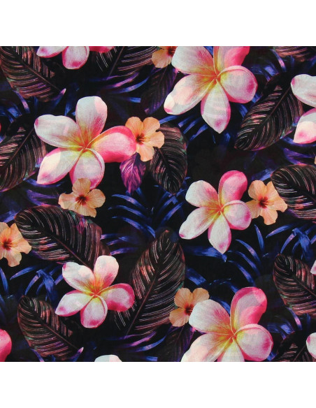 Polyester voile fabric - Jungle night