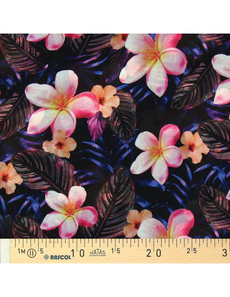 Polyester voile fabric - Jungle night