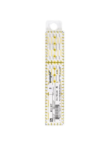 Omnigrid patchwork ruler 3 x 15 cm