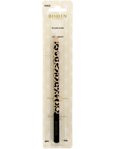 Leopard Chalk Pencil Bohin - White