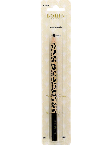 Leopard Chalk Pencil Bohin - Black