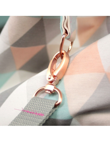 25 mm Metal Carabiner - Rose Gold