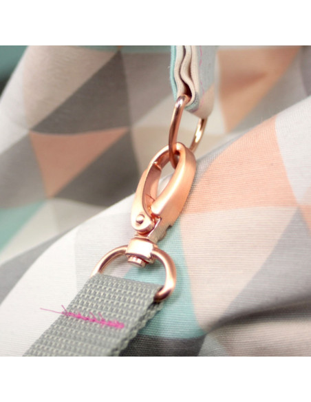 25 mm Metal Carabiner - Rose Gold