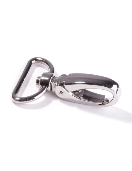Metal carabiner 25 mm - Silver