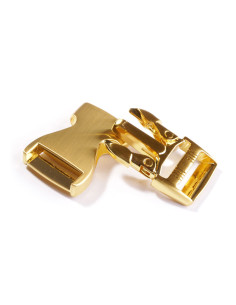 25 mm metal banana buckle - Gold