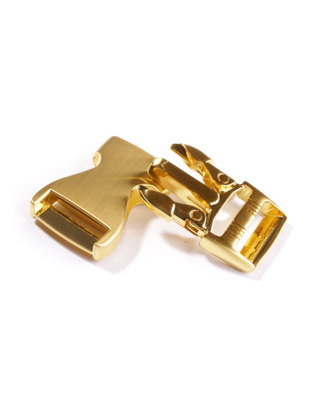 25 mm metal banana buckle - Gold