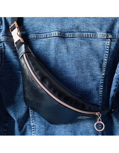 25 mm Metal Banana Buckle - Rose Gold