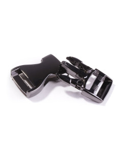 25 mm metal banana buckle - Gunmetal
