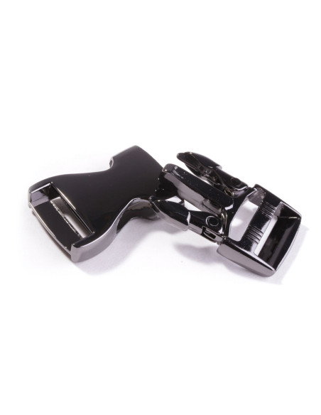 25 mm metal banana buckle - Gunmetal