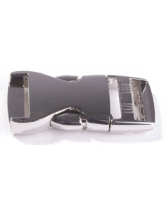 25 mm metal banana buckle - Silver 2