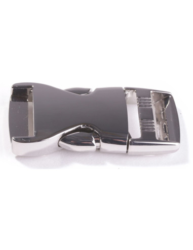 25 mm metal banana buckle - Silver