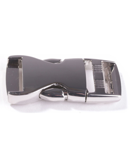 25 mm metal banana buckle - Silver