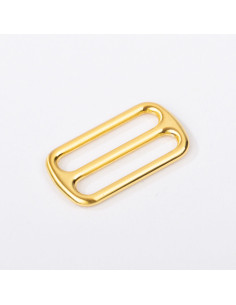 Sliding metal buckle - Gold 25 mm
