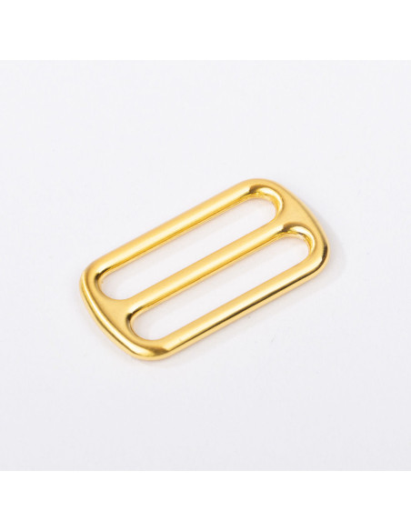 Sliding metal buckle - Gold 25 mm