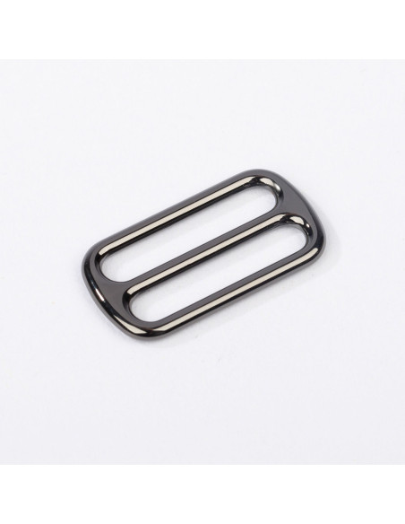 Sliding metal loop - Gunmetal 25 mm