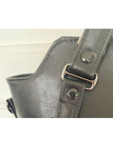 Sliding metal loop - Gunmetal 25 mm