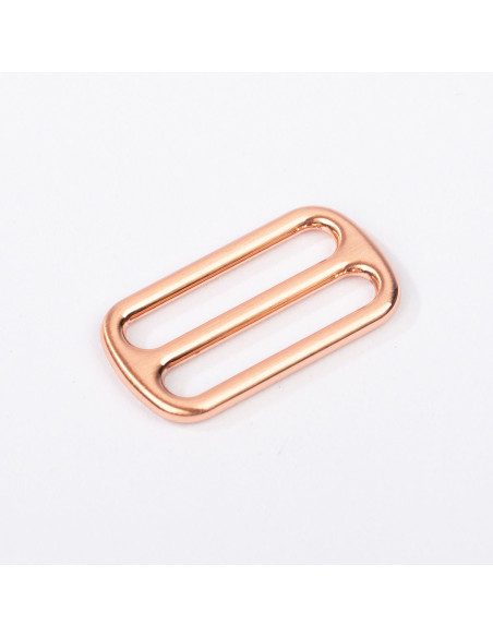 Sliding metal buckle - Rose gold 25 mm