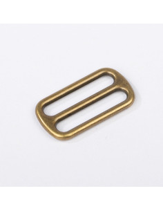 Sliding metal buckle - Bronze 25 mm