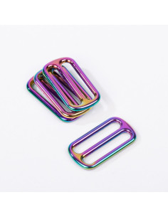 Metal sliding buckle - Rainbow 25 mm 2