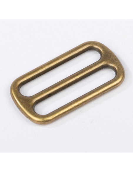 Metal sliding buckle - Bronze 40 mm