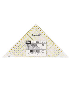 Omnigrid right triangle ruler 1/2 squares