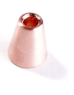 Metal bell end for cords - Rose gold 2