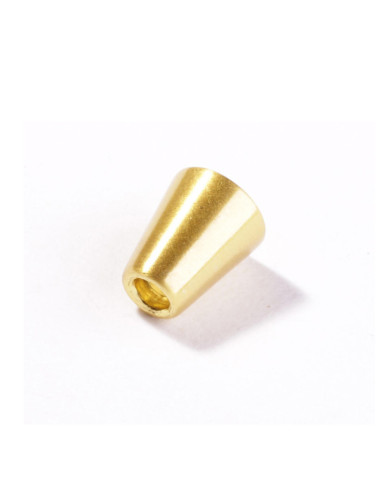 Metal bell end for cords - Gold