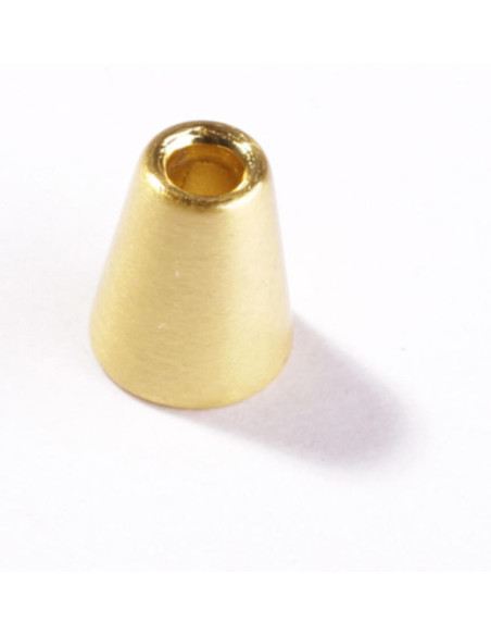 Metal bell end for cords - Gold