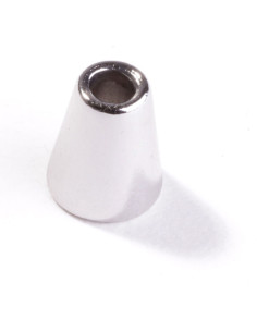 Metal bell end for cords - Silver 2
