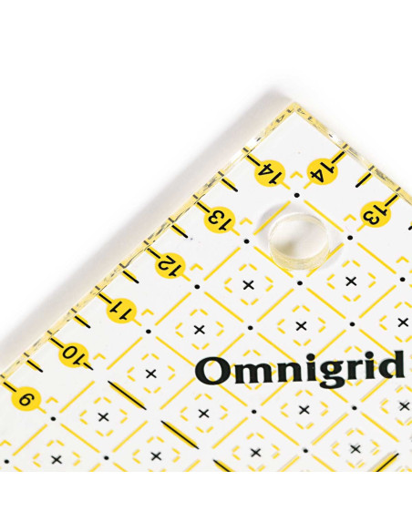Omnigrid right triangle ruler 1/2 squares