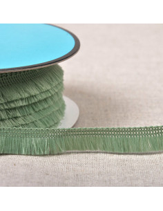 Mini fringe - Almond green