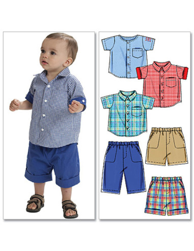 Shirt, shorts, and pants pattern