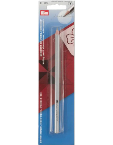Water erasable silver marking pencil