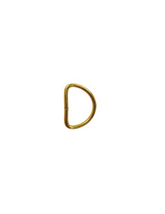 16 mm D-ring - Gold