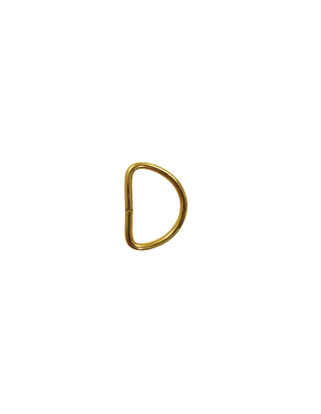 16 mm D-ring - Gold