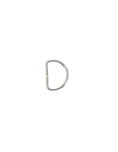 16 mm D-ring - Silver