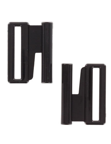 Bikini stick clips - Black - 40 mm