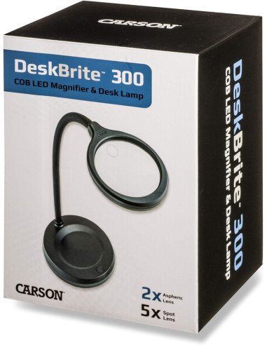 Carson Optical ultra-bright desk magnifying lamp