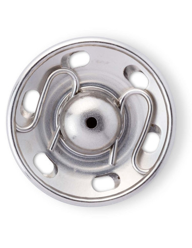 30 mm sew-on snap buttons - Silver
