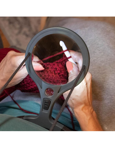 Carson Optical luxury adjustable hands-free magnifier with lanyard