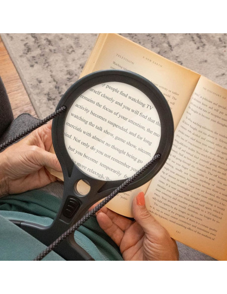 Carson Optical luxury adjustable hands-free magnifier with lanyard