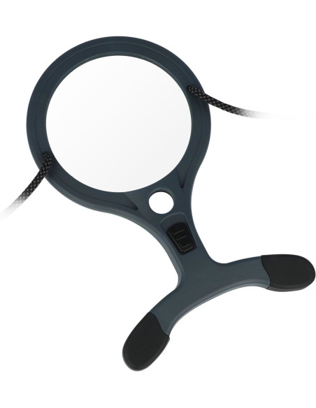 Carson Optical luxury adjustable hands-free magnifier with lanyard