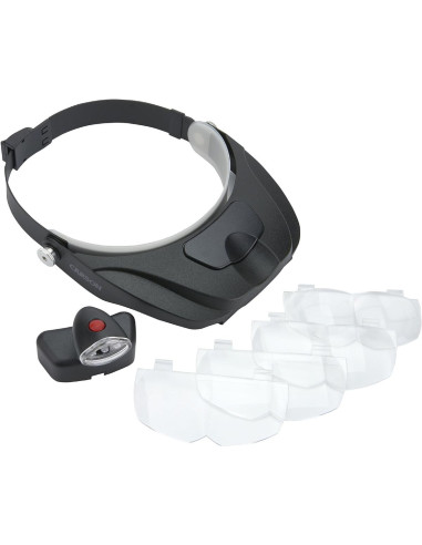 Magnivisor Deluxe Headband Magnifying Lamp by Carson Optical