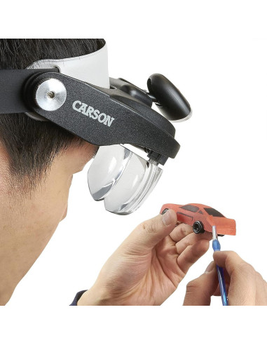 Magnivisor Deluxe Headband Magnifying Lamp by Carson Optical