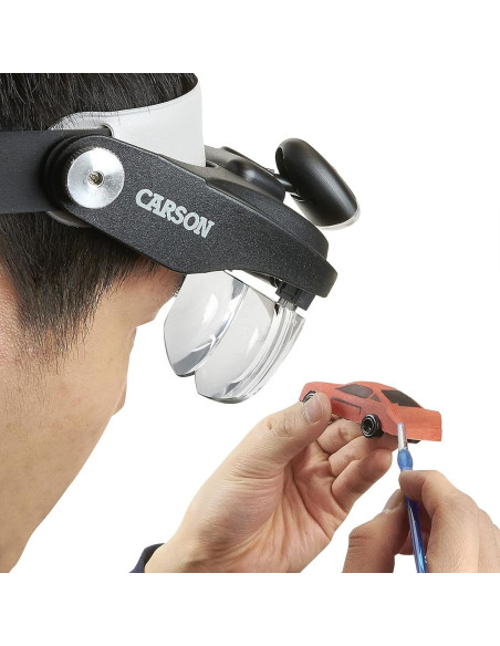 Magnivisor Deluxe Headband Magnifying Lamp by Carson Optical