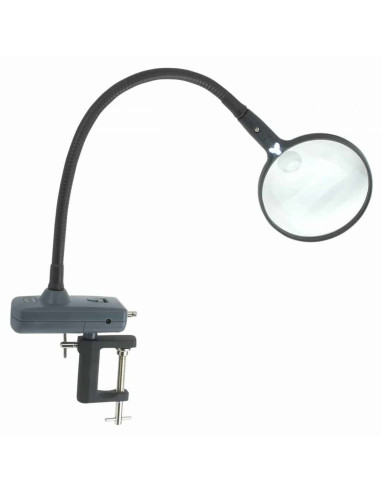 MagniFlex Carson Optical illuminated flexible arm magnifier