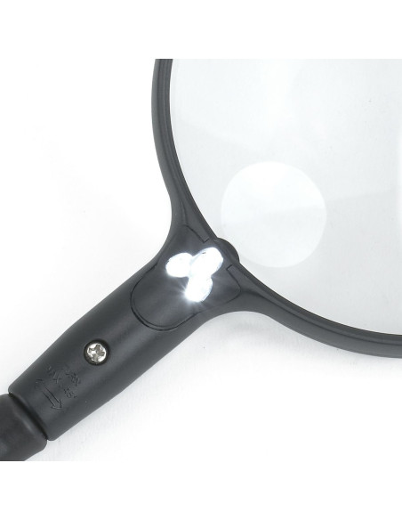 MagniFlex Carson Optical illuminated flexible arm magnifier