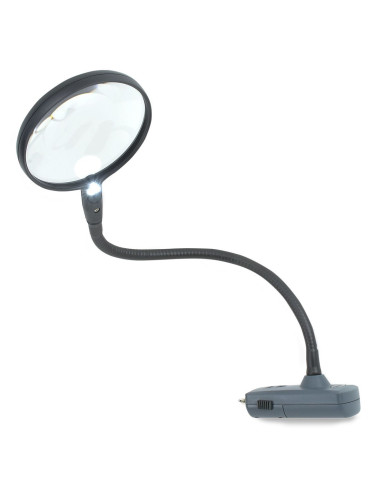 MagniFlex Carson Optical illuminated flexible arm magnifier
