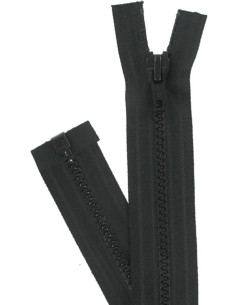 Synthetic separable zipper - Black