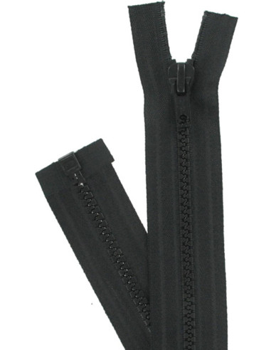 Synthetic separable zipper - Black